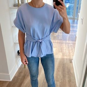 EXPRESS Tie Front or Back Shirt